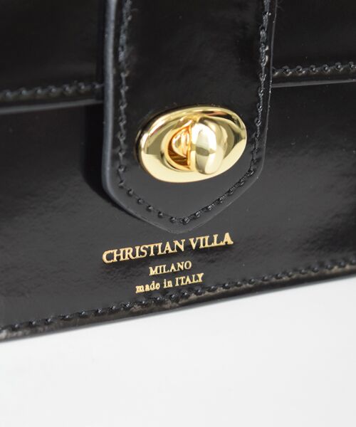 INTER-CHAUSSURES / インター ショシュール ショルダーバッグ | 【CHRISTIAN VILLA】フラップタイプレザーショルダーバッグ | 詳細10