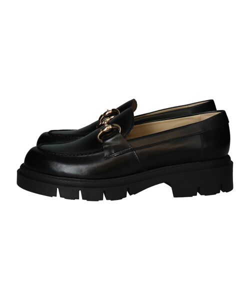 INTER-CHAUSSURES / インター ショシュール ビジネス・ドレスシューズ | 【CORSO ROMA，9】ラウンドトウタンクソールビットローファー | 詳細1