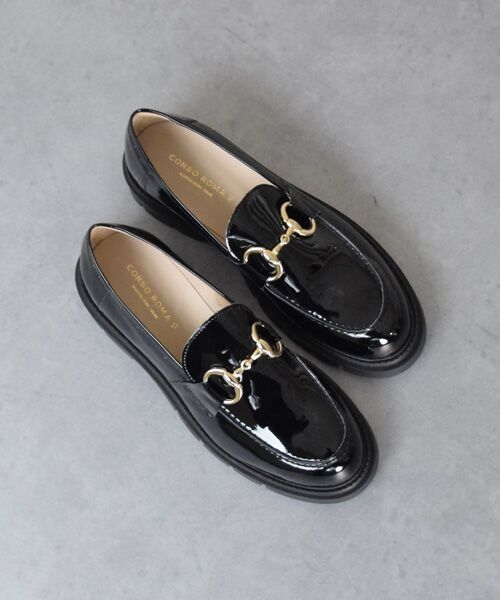 INTER-CHAUSSURES / インター ショシュール ビジネス・ドレスシューズ | 【CORSO ROMA，9】ラウンドトウタンクソールビットローファー | 詳細16