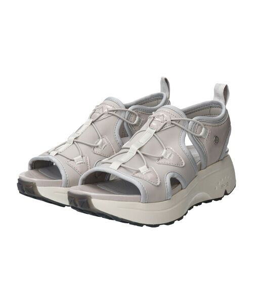 INTER-CHAUSSURES/インター ショシュール 【bussola】厚底スポーティサンダル グレー雑材 39 INTER-CHAUSSURES/インター ショシュール 【bussola】厚底スポーティサンダル グレー雑材 39