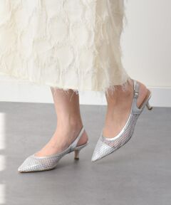 INTER-CHAUSSURES / インター ショシュール パンプス | 【FABIO RUSCONI】バックバンドネットパンプス