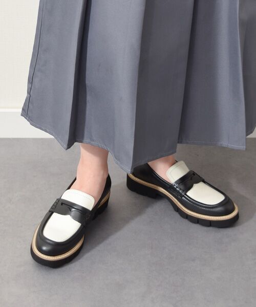 INTER-CHAUSSURES / インター ショシュール ビジネス・ドレスシューズ | 【LUCA GROSSI】バイカラータンクソールローファー | 詳細8