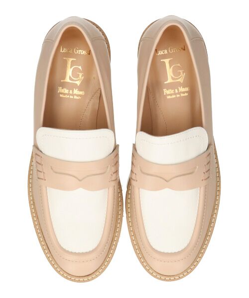 INTER-CHAUSSURES / インター ショシュール ビジネス・ドレスシューズ | 【LUCA GROSSI】バイカラータンクソールローファー | 詳細16