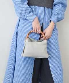 INTER-CHAUSSURES / インター ショシュール ハンドバッグ | 【LORISTELLA】バンブーハンドルソフトレザーハンドバッグ