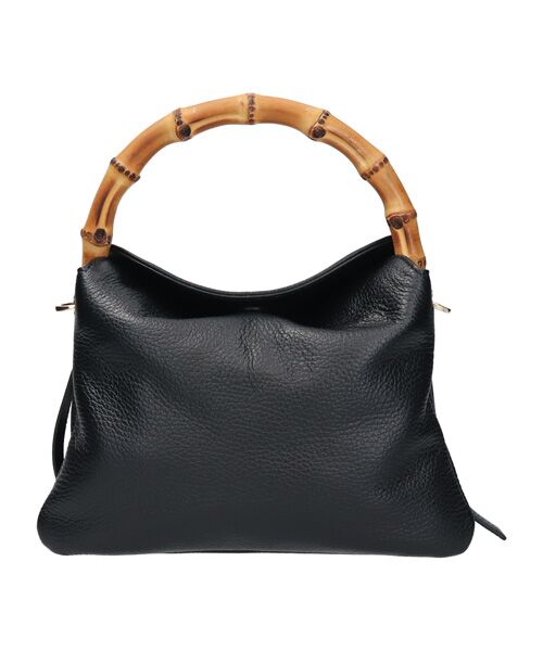 INTER-CHAUSSURES / インター ショシュール ハンドバッグ | 【LORISTELLA】バンブーハンドルソフトレザーハンドバッグ | 詳細1