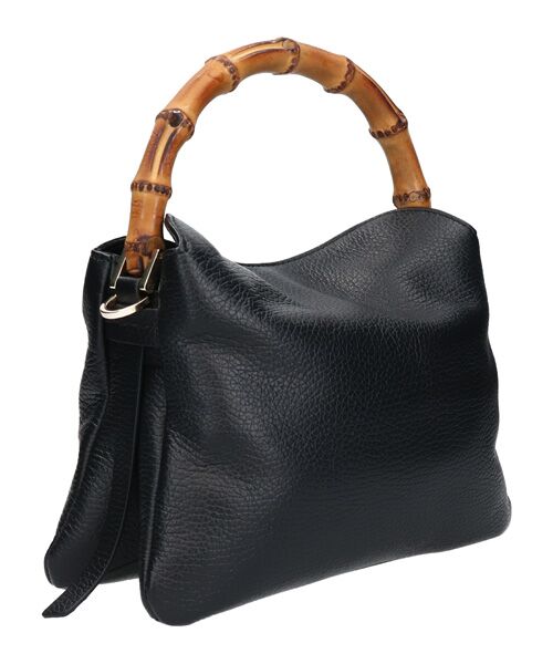 INTER-CHAUSSURES / インター ショシュール ハンドバッグ | 【LORISTELLA】バンブーハンドルソフトレザーハンドバッグ | 詳細4