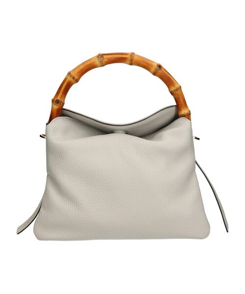 INTER-CHAUSSURES / インター ショシュール ハンドバッグ | 【LORISTELLA】バンブーハンドルソフトレザーハンドバッグ | 詳細12