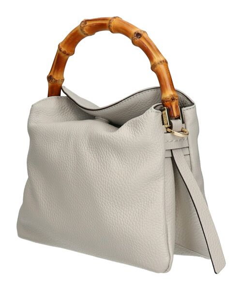 INTER-CHAUSSURES / インター ショシュール ハンドバッグ | 【LORISTELLA】バンブーハンドルソフトレザーハンドバッグ | 詳細13