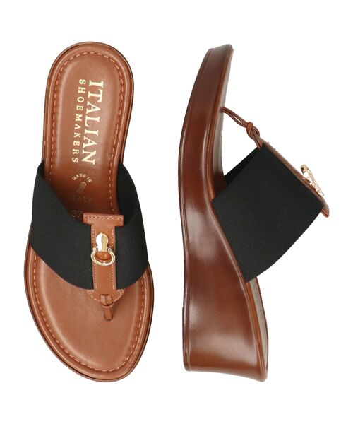 INTER-CHAUSSURES / インター ショシュール サンダル | 【ITALIAN SHOEMAKERS】メタルモチーフウェッジヒールサンダル | 詳細6