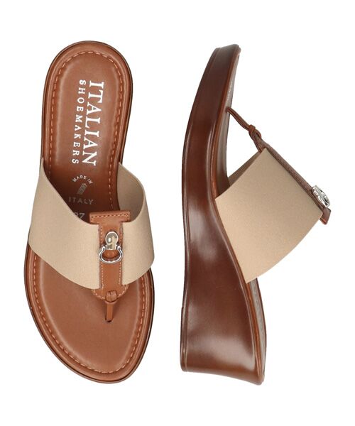 INTER-CHAUSSURES / インター ショシュール サンダル | 【ITALIAN SHOEMAKERS】メタルモチーフウェッジヒールサンダル | 詳細12