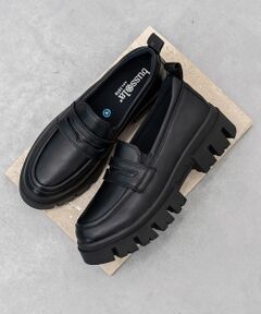 INTER-CHAUSSURES / インター ショシュール ビジネス・ドレスシューズ | 【bossola】撥水厚底デザインソールローファー