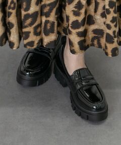 INTER-CHAUSSURES / インター ショシュール ビジネス・ドレスシューズ | 【bossola】撥水厚底デザインソールローファー