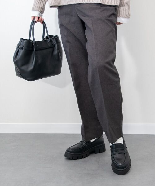 INTER-CHAUSSURES / インター ショシュール ビジネス・ドレスシューズ | 【bossola】撥水厚底デザインソールローファー | 詳細8