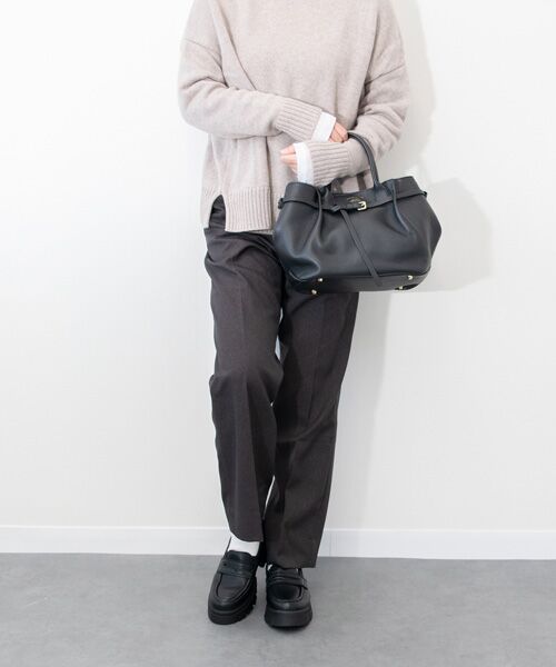 INTER-CHAUSSURES / インター ショシュール ビジネス・ドレスシューズ | 【bossola】撥水厚底デザインソールローファー | 詳細9