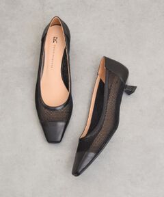 INTER-CHAUSSURES / インター ショシュール パンプス | 【FABIO RUSCONI】スクエアトウチュールパンプス