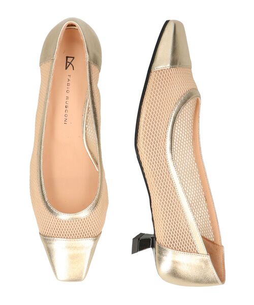 INTER-CHAUSSURES / インター ショシュール パンプス | 【FABIO RUSCONI】スクエアトウチュールパンプス | 詳細13