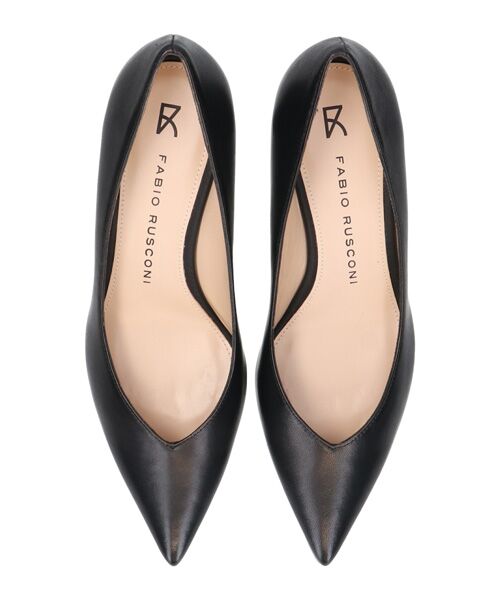 INTER-CHAUSSURES / インター ショシュール パンプス | 【FABIO RUSCONI】ポインテッドトウVカットパンプス | 詳細5