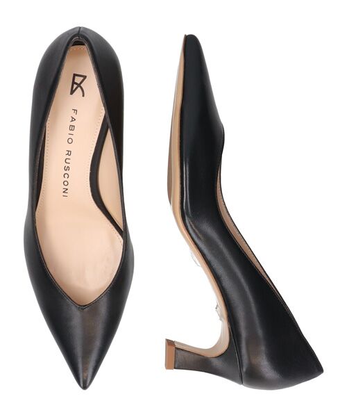 INTER-CHAUSSURES / インター ショシュール パンプス | 【FABIO RUSCONI】ポインテッドトウVカットパンプス | 詳細6