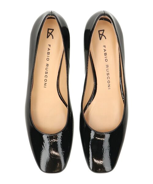 INTER-CHAUSSURES / インター ショシュール パンプス | 【FABIO RUSCONI】スクエアトウフレアヒールパンプス | 詳細11