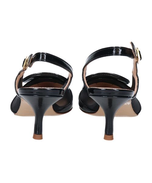 INTER-CHAUSSURES / インター ショシュール パンプス | 【FABIO RUSCONI】オーナメントチュールバックバンドパンプス | 詳細4