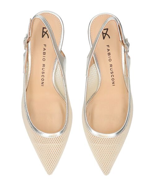 INTER-CHAUSSURES / インター ショシュール パンプス | 【FABIO RUSCONI】チュールネットレイヤードバックバンド | 詳細12