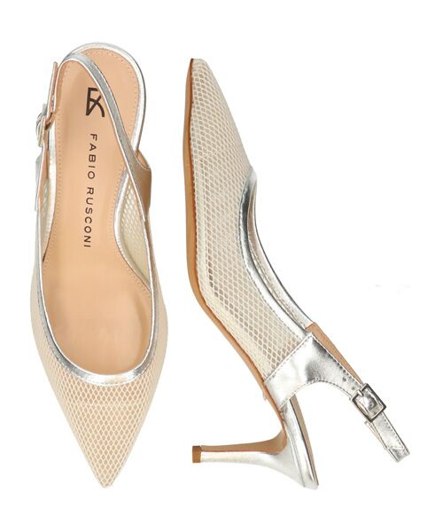 INTER-CHAUSSURES / インター ショシュール パンプス | 【FABIO RUSCONI】チュールネットレイヤードバックバンド | 詳細13