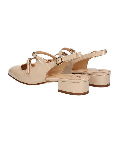 INTER-CHAUSSURES / インター ショシュール パンプス | 【FABIO RUSCONI】ダブルストラップバックバンドパンプス | 詳細10