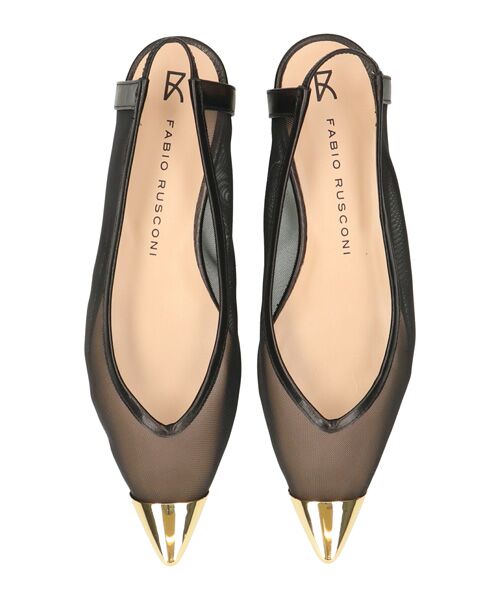 INTER-CHAUSSURES / インター ショシュール パンプス | 【FABIO RUSCONI】メタルトウチュールバックバンドパンプス | 詳細5