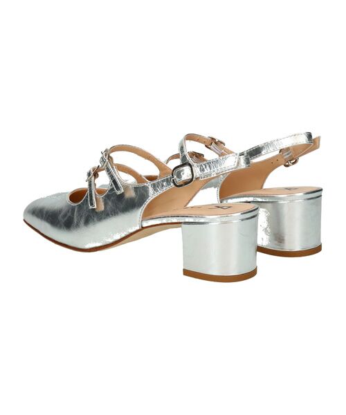 INTER-CHAUSSURES / インター ショシュール パンプス | 【FABIO RUSCONI】ダブルストラップバックバンドパンプス | 詳細10