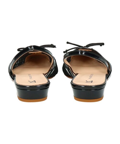 INTER-CHAUSSURES / インター ショシュール パンプス | 【FABIO RUSCONI】ローヒールチュールバックバンド | 詳細4