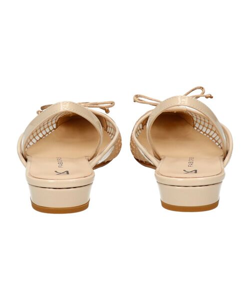 INTER-CHAUSSURES / インター ショシュール パンプス | 【FABIO RUSCONI】ローヒールチュールバックバンド | 詳細11