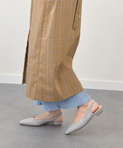 INTER-CHAUSSURES / インター ショシュール パンプス | 【FABIO RUSCONI】ローヒールバックバンドパンプス