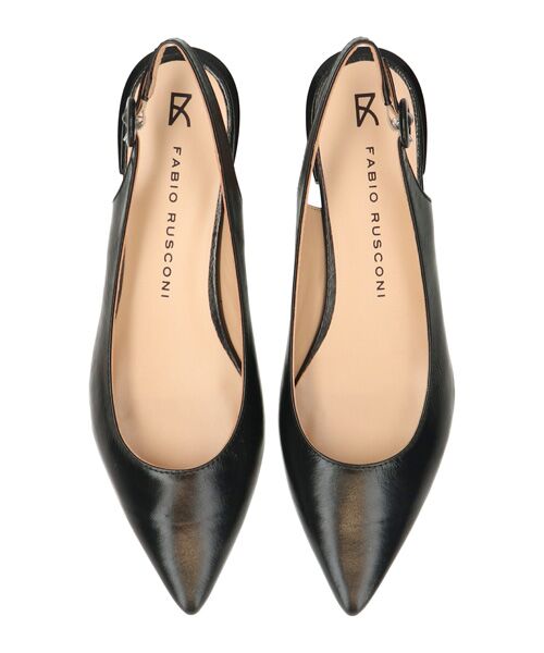 INTER-CHAUSSURES / インター ショシュール パンプス | 【FABIO RUSCONI】ポインテッドトウベーシックバックバンド | 詳細5
