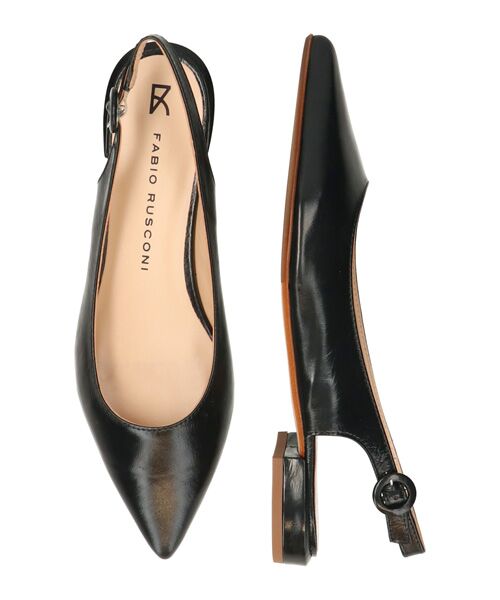 INTER-CHAUSSURES / インター ショシュール パンプス | 【FABIO RUSCONI】ポインテッドトウベーシックバックバンド | 詳細6