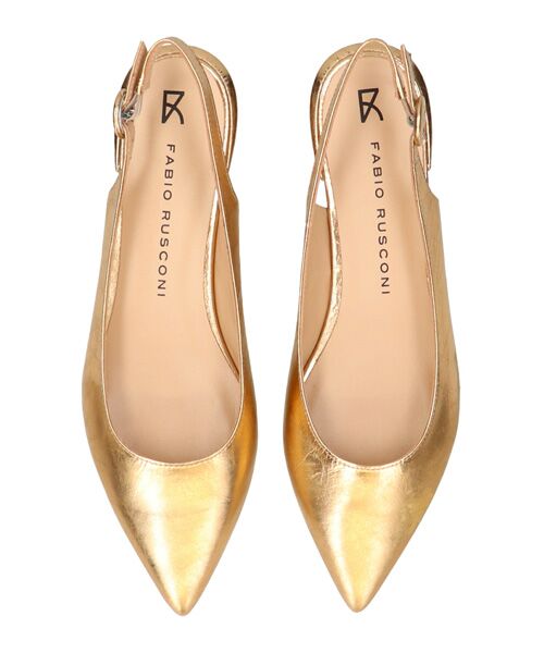 INTER-CHAUSSURES / インター ショシュール パンプス | 【FABIO RUSCONI】ポインテッドトウベーシックバックバンド | 詳細12