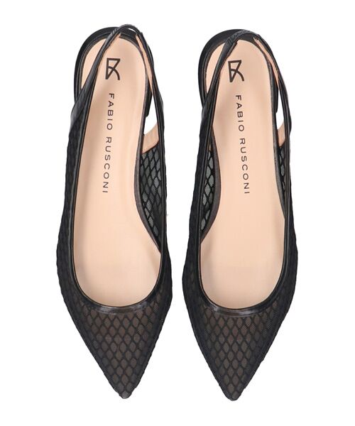 INTER-CHAUSSURES / インター ショシュール パンプス | 【FABIO RUSCONI】チュールネットポインテッドバックバンド | 詳細5