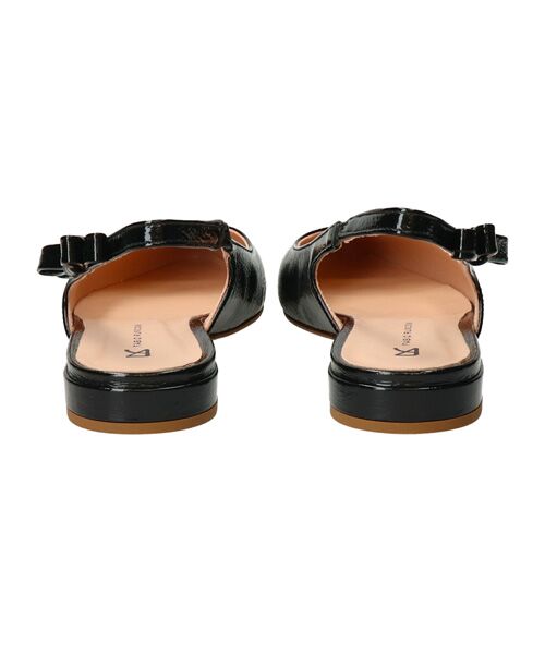 FABIO RUSCONI】サイドリボンローヒールバックバンド （パンプス