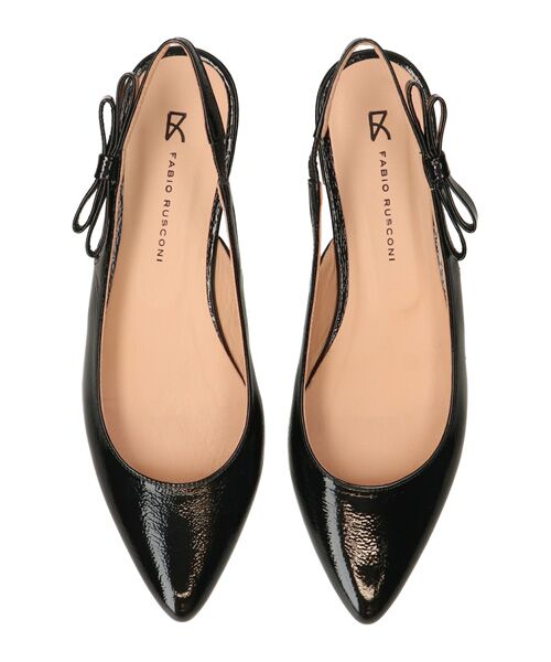 INTER-CHAUSSURES / インター ショシュール パンプス | 【FABIO RUSCONI】サイドリボンローヒールバックバンド | 詳細5