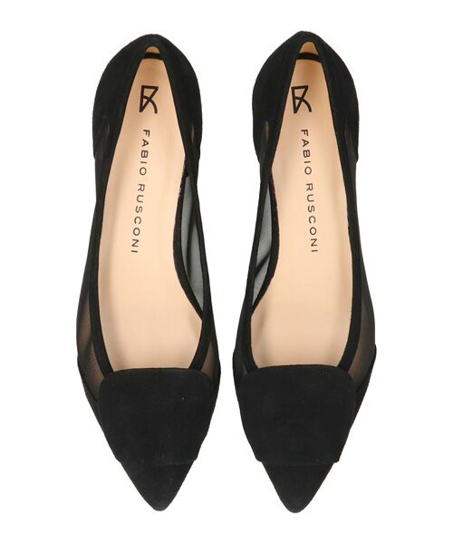 INTER-CHAUSSURES / インター ショシュール パンプス | 【FABIO RUSCONI】ポインテッドオーナメントチュールパンプス | 詳細5