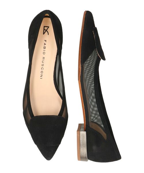 INTER-CHAUSSURES / インター ショシュール パンプス | 【FABIO RUSCONI】ポインテッドオーナメントチュールパンプス | 詳細6