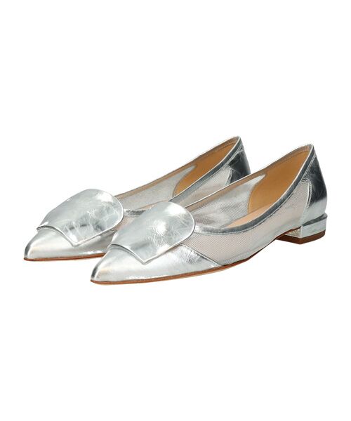 INTER-CHAUSSURES / インター ショシュール パンプス | 【FABIO RUSCONI】ポインテッドオーナメントチュールパンプス | 詳細8