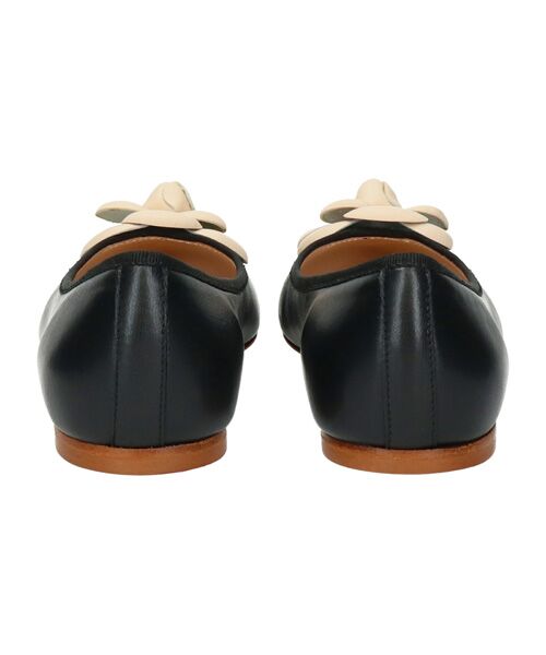 INTER-CHAUSSURES / インター ショシュール パンプス | 【FABIO RUSCONI】ラウンドトウカメリアバレエシューズ | 詳細4