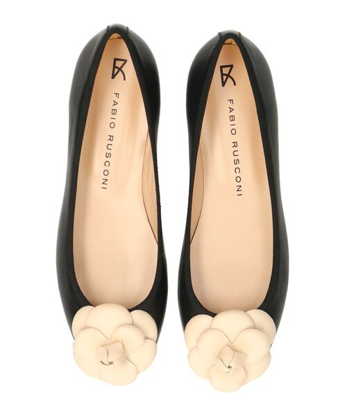 INTER-CHAUSSURES / インター ショシュール パンプス | 【FABIO RUSCONI】ラウンドトウカメリアバレエシューズ | 詳細5