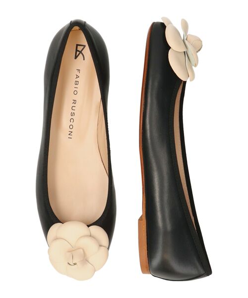 INTER-CHAUSSURES / インター ショシュール パンプス | 【FABIO RUSCONI】ラウンドトウカメリアバレエシューズ | 詳細6