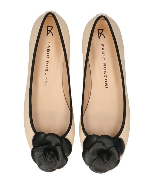 INTER-CHAUSSURES / インター ショシュール パンプス | 【FABIO RUSCONI】ラウンドトウカメリアバレエシューズ | 詳細12