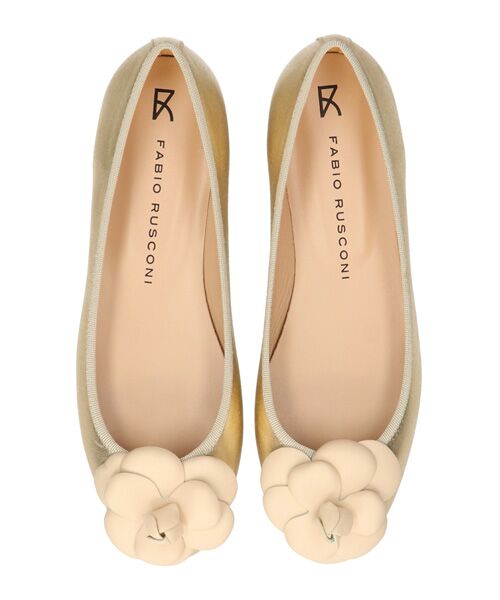 INTER-CHAUSSURES / インター ショシュール パンプス | 【FABIO RUSCONI】ラウンドトウカメリアバレエシューズ | 詳細19