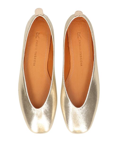 INTER-CHAUSSURES / インター ショシュール パンプス | 【FABIO RUSCONI】ソフトスクエアトウVカットバレエシューズ | 詳細11