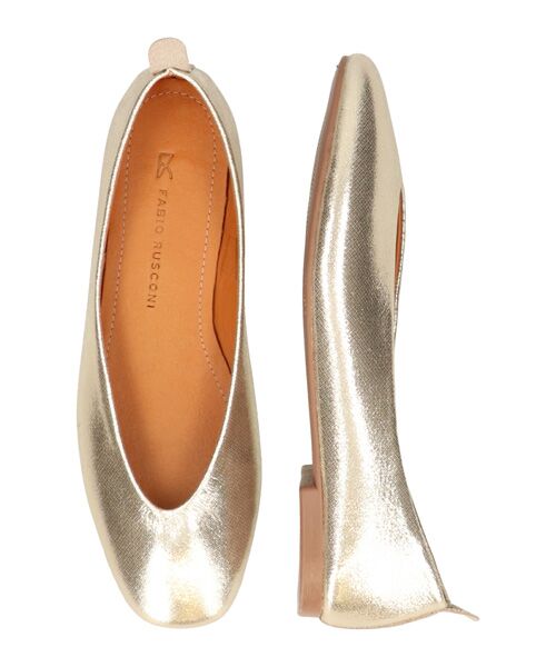 INTER-CHAUSSURES / インター ショシュール パンプス | 【FABIO RUSCONI】ソフトスクエアトウVカットバレエシューズ | 詳細12