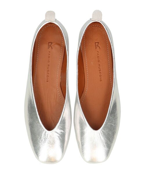 INTER-CHAUSSURES / インター ショシュール パンプス | 【FABIO RUSCONI】ソフトスクエアトウVカットバレエシューズ | 詳細19