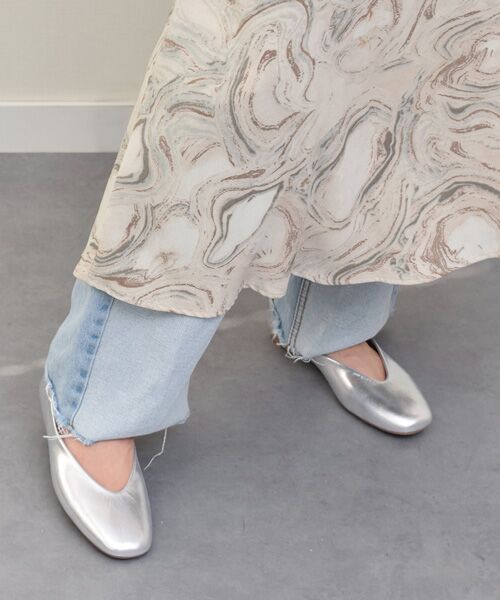 INTER-CHAUSSURES / インター ショシュール パンプス | 【FABIO RUSCONI】ソフトスクエアトウVカットバレエシューズ | 詳細22